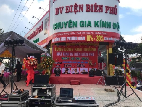 Khai trương mắt Bv Điện biên phủ ngã 6 an phú.